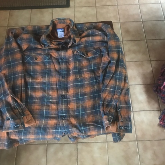 Vintage Rare Patagonia Men’s Heavyweight Organic Cotton Flannel Shirt - Picture 14 of 15